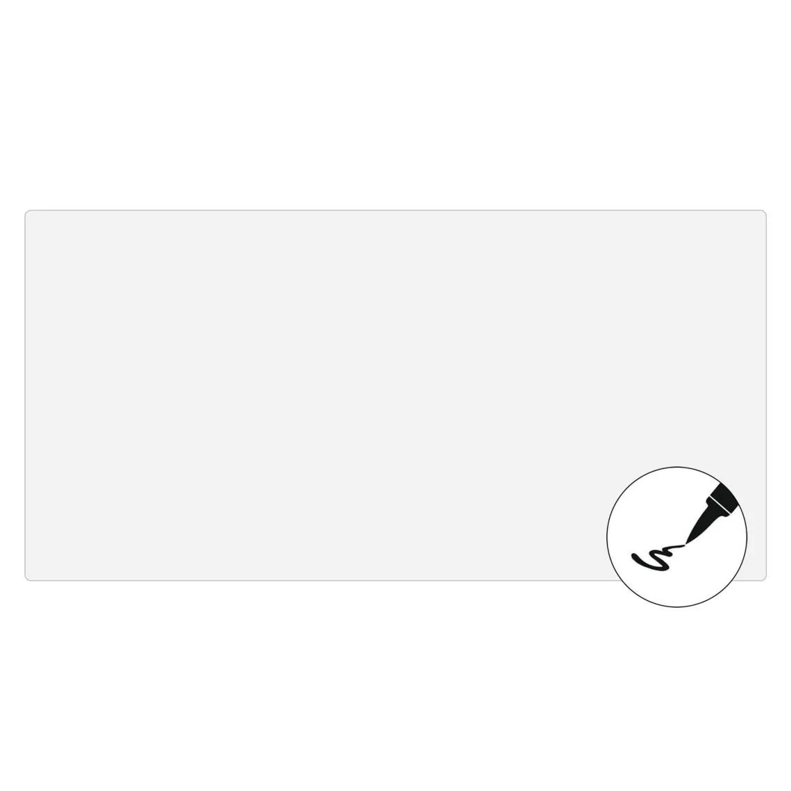 Table basse magnétique rectangulaire Bipolart Métal Noir avec 1 Top Tableau blanc effaçable | 3 Suisses