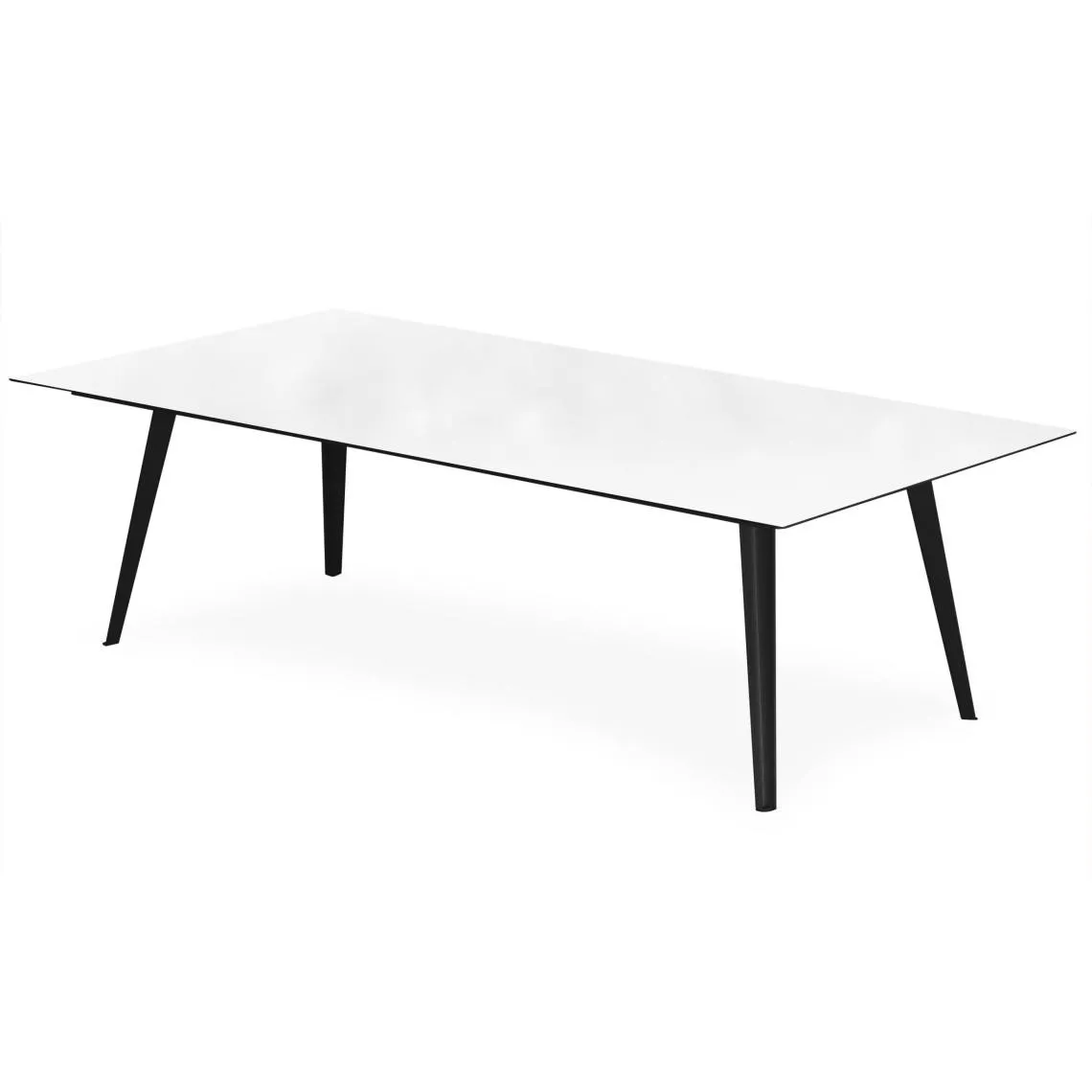 Table basse magnétique rectangulaire Bipolart Métal Noir avec 1 Top Tableau blanc effaçable | 3 Suisses